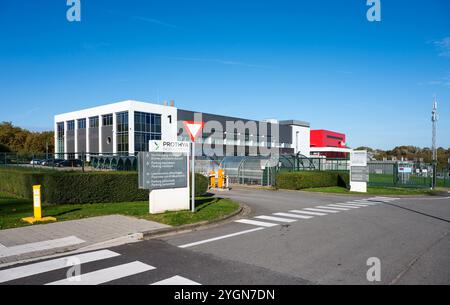 Prothya BioSolutions une société médicale de biotechnologie à Vilvoorde, Brabant flamand, Belgique, OCT 26, 2024 Banque D'Images