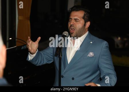 Sydney, Australie. 8 novembre 2024. Lancement du prochain album de Mark Vincent, Life is Beautiful au Verde Restaurant, 115 Riley Street, Darlinghurst. Photo : Mark Vincent. Crédit : Richard Milnes/Alamy Live News Banque D'Images