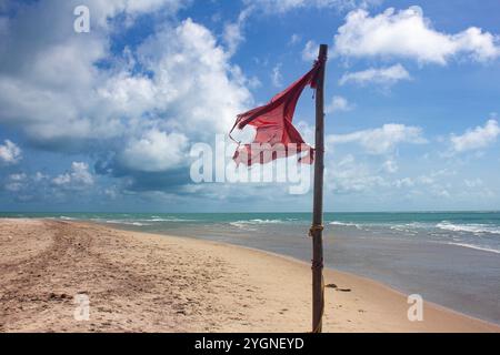 Arichal Munai (près de Dhanushkodi), situé à la pointe sud de l'île de Rameswaram dans le Tamil Nadu, en Inde, marque un point de convergence géographique unique Banque D'Images