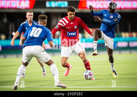 Silkeborg, Danemark. 30 octobre 2024. Fredrik Carlsen (11 ans) de Silkeborg SI vu lors du match de la coupe danoise Oddset Pokalen entre Holbaek et Silkeborg IF au JYSK Park à Silkeborg. Banque D'Images