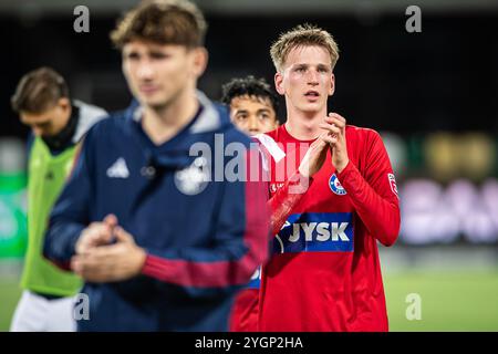 Silkeborg, Danemark. 30 octobre 2024. Julius Lorents Nielsen de Silkeborg vu après le match danois Oddset Pokalen Cup entre Holbaek et Silkeborg IF au JYSK Park à Silkeborg. Banque D'Images
