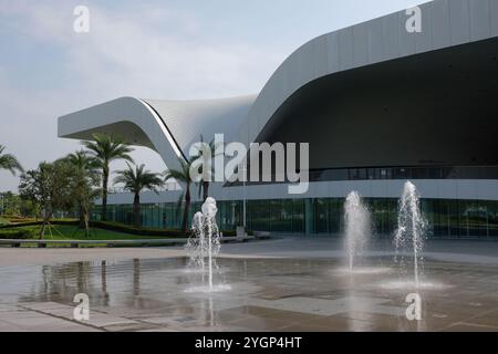Centre national des arts de Kaohsiung (Weiwuying) à côté du parc métropolitain de Weiwuying dans le district de Fengshan Banque D'Images