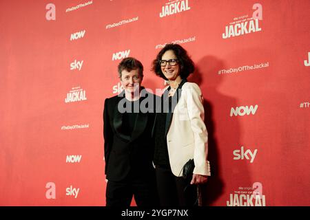 ROME, ITALIE - 07 NOVEMBRE : Eddie Redmayne assiste à la première photo de 'le jour du Jackal' à la Villa Wolkonsky le 07 novembre 2024 à Rome, Italie. ( Banque D'Images