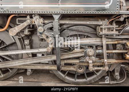 BR '2MT' 2-6-2T No. 41312, Ropley on the Mid-Hants Railway, Hampshire, Angleterre, Royaume-Uni Banque D'Images