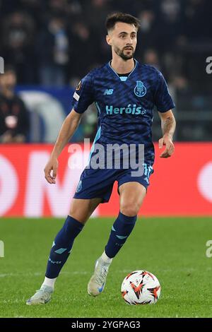 Fabio Vieira du FC Porto vu en action lors de la ronde de qualification de l'Europa League - match de 4e manche entre le SS Lazio et le FC Porto au stade olympique. Score final ; Lazio 2:1 Porto. Banque D'Images