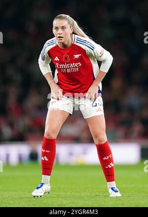 Alessia Russo d'Arsenal lors du match de Super League féminine des Barclays à l'Emirates Stadium de Londres. Date de la photo : vendredi 8 novembre 2024. Banque D'Images