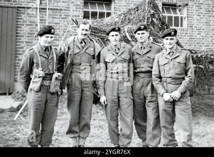 Soldats des buffs, 2e division d'infanterie, c. 1950s, Banque D'Images