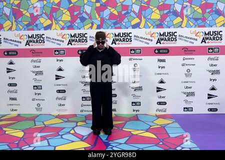 Barcelone, Espagne. 08 novembre 2024. Photocall Los 40 Music Awards à Barcelone crédit : CORDON PRESS/Alamy Live News Banque D'Images