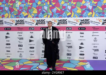 Barcelone, Espagne. 08 novembre 2024. Photocall Los 40 Music Awards à Barcelone crédit : CORDON PRESS/Alamy Live News Banque D'Images