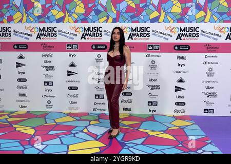 Barcelone, Espagne. 08 novembre 2024. Photocall Los 40 Music Awards à Barcelone crédit : CORDON PRESS/Alamy Live News Banque D'Images