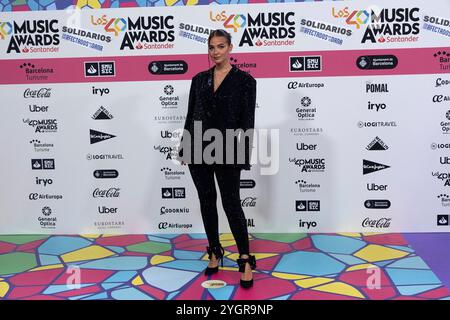 Barcelone, Espagne. 08 novembre 2024. Photocall Los 40 Music Awards à Barcelone crédit : CORDON PRESS/Alamy Live News Banque D'Images