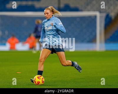 Stade Etihad, Royaume-Uni. 8 novembre 2024. Alex Greenwood (5 Manchester City) lors de la Super League féminine Barclays entre Manchester City et Tottenham au stade Etihad de Manchester, Angleterre 8 novembre 2024 | photo : Jayde Chamberlain/SPP. Jayde Chamberlain/SPP (Jayde Chamberlain/SPP) crédit : SPP Sport Press photo. /Alamy Live News Banque D'Images