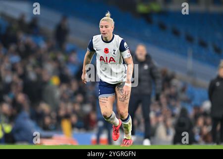 Manchester, Royaume-Uni. 08 novembre 2024. Bethany England de Tottenham Hotspur lors du match de Super League féminine Barclays Manchester City Women vs Tottenham Hotspur's Women au stade Etihad, Manchester, Royaume-Uni, le 8 novembre 2024 (photo de Cody Froggatt/News images) à Manchester, Royaume-Uni le 11/8/2024. (Photo de Cody Froggatt/News images/Sipa USA) crédit : Sipa USA/Alamy Live News Banque D'Images