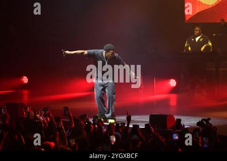 Ninho et Niska concert release party de l'album ' GOAT' à l'Adidas Arena Banque D'Images