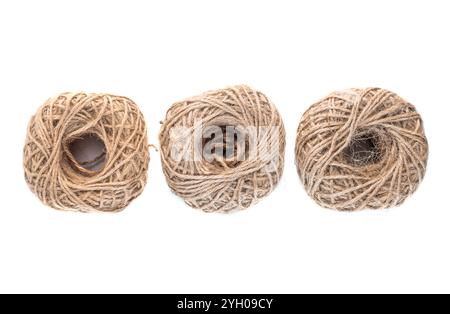 Ensemble de ruban de jute pour emballage cadeau, passe-temps et artisanat Banque D'Images