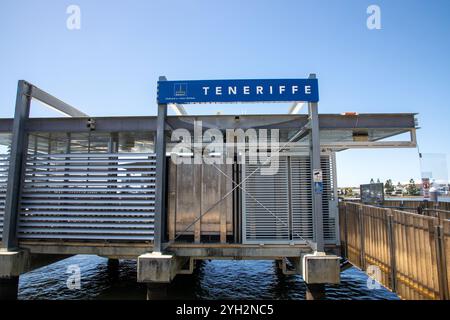 Brisbane, Queensland. 4 octobre 2024. Quai du ferry de Teneriffe. Crédit : Richard Milnes/Alamy Banque D'Images