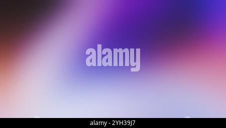 Violet blanc bleu rose fond, dégradé granuleux abstrait couleur poster design, large bannière, espace de copie Banque D'Images