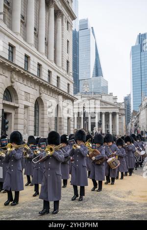 Londres, Royaume-Uni, 9 novembre 2024. Les participants prennent part au Lord Mayors Show annuel dans la ville de Londres. L'émission accueille Alastair King DL en tant que 696e lord maire de la ville de Londres. Crédit photo : A.A. Gill/Alamy Live News Banque D'Images