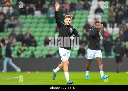 GRONINGEN, 09-11-2024, stade Euroborg, saison 2024/2025, match de football néerlandais Eredivisie entre le FC Groningen et le Sparta. Joueur du FC Groningen Wouter Prins crédit : Pro Shots/Alamy Live News Banque D'Images