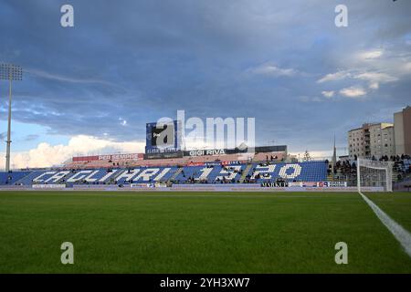 Cagliari, Italie. 09 novembre 2024. Stade Cagliari Calcio avant le match de Serie A entre Cagliari Calcio et AC Milan à l'Unipol Domus à Cagliari, Sardaigne - samedi 9 novembre 2024. Sport - Soccer (photo de Gianluca Zuddas/Lapresse) crédit : LaPresse/Alamy Live News Banque D'Images