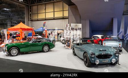 Stand JME Austin Healey au salon NEC Classic car 2024 Banque D'Images