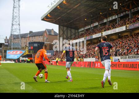 Dundee, Écosse. 9 novembre 2024. Une vue générale de l'action lors du match de premier rang de William Hill SPFL entre Dundee United et Ross County au Tannadice Park, Dundee. Crédit : Connor Douglas/Alamy Live News Banque D'Images