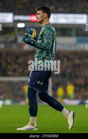Carrow Road, Norwich le samedi 9 novembre 2024. Lors du match du Sky Bet Championship entre Norwich City et Bristol City à Carrow Road, Norwich le samedi 9 novembre 2024. (Photo : David Watts | mi News) crédit : MI News & Sport /Alamy Live News Banque D'Images