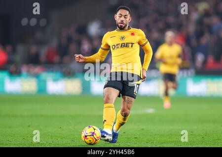 Molineux, Wolverhampton le samedi 9 novembre 2024. Lors du match de premier League entre Wolverhampton Wanderers et Southampton à Molineux, Wolverhampton le samedi 9 novembre 2024. (Photo : Stuart Leggett | mi News) crédit : MI News & Sport /Alamy Live News Banque D'Images