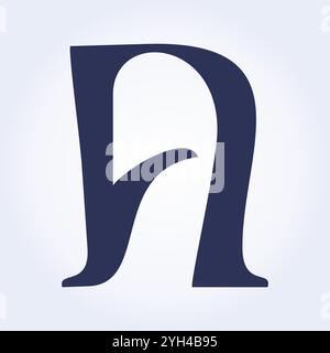 Lettre initiale A logo Design. Un logo. Lettre A symbole. Lettre A. lettre initiale. Illustration de Vecteur