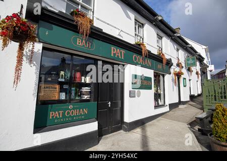 pat cohans bar pub restaurant restauré pour reproduire le pub dans le film the quiet man cong, comté mayo, république d'irlande Banque D'Images