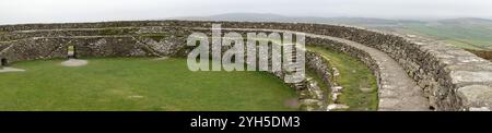 Grianan d'Aileach, fort en pierre d'Aileach Banque D'Images