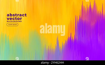Résumé des lignes colorées de la conception d'arrière-plan Illustration de Vecteur