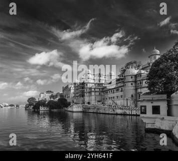 Palais de la ville. Udaipur, Inde Banque D'Images
