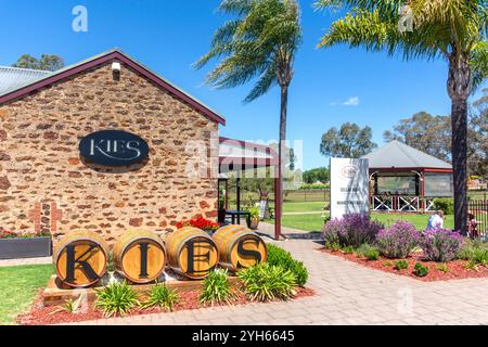 Entrée à Kies Family Wines - Cellar Door Barossa Valley, Basedow Road, Tanunda, Barossa Valley, Australie méridionale, Australie Banque D'Images