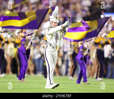 Baton Rouge, États-Unis. 09 novembre 2024. Le Golden Band du Tigerland se produit lors d'un match de football de la Southeastern Conference au Tiger Stadium le samedi 9 novembre 2024 à Baton Rouge, en Louisiane. (Photo de Peter G. Forest/Sipa USA) crédit : Sipa USA/Alamy Live News Banque D'Images