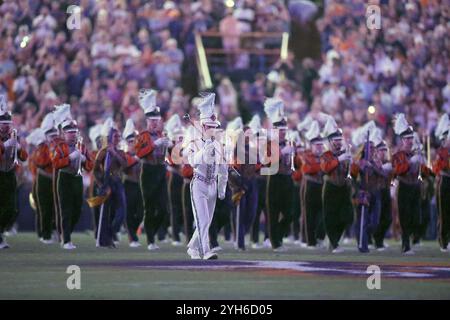 Baton Rouge, États-Unis. 09 novembre 2024. Le Golden Band du Tigerland se produit lors d'un match de football de la Southeastern Conference au Tiger Stadium le samedi 9 novembre 2024 à Baton Rouge, en Louisiane. (Photo de Peter G. Forest/Sipa USA) crédit : Sipa USA/Alamy Live News Banque D'Images