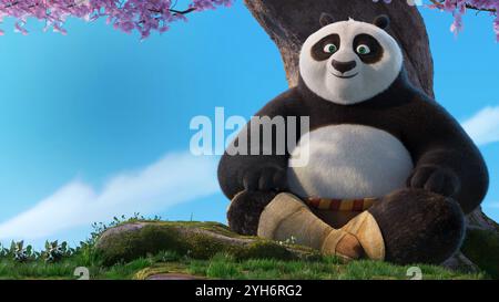 KUNG Fu PANDA 4 (2024), réalisé par MIKE MITCHELL et STEPHANIE STINE. Crédit : DreamWorks animation / Universal Pictures / album Banque D'Images