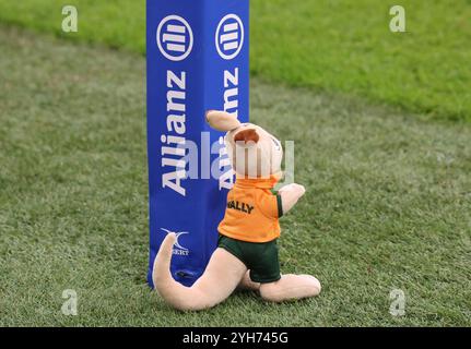 Londres, Royaume-Uni. 09 novembre 2024. La mascotte australienne WALLY lors des Autumn Nations Series entre l'Angleterre et l'Australie (Wallabies) au stade Allianz, Twickenham, Londres le 9 novembre 2024 crédit : action Foto Sport/Alamy Live News Banque D'Images