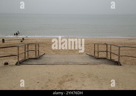 Plage de Walcott Banque D'Images