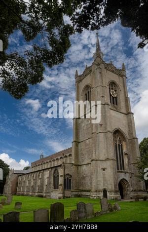 Église paroissiale St Peter et St Paul à Swaffham, North Norfolk, Norfolk, Angleterre, Royaume-Uni Banque D'Images