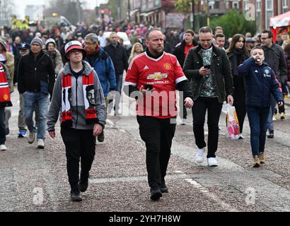 Manchester, Royaume-Uni. 10 novembre 2024. Lors du match de premier League à Old Trafford, Manchester. Le crédit photo devrait se lire : Anna Gowthorpe/Sportimage crédit : Sportimage Ltd/Alamy Live News Banque D'Images