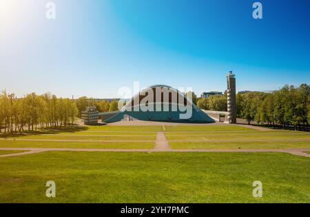 Parc du festival de la chanson de Tallinn. Vue de face. Banque D'Images