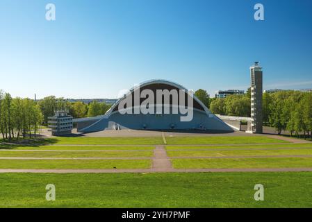 Parc du festival de la chanson de Tallinn. Vue de face. Banque D'Images