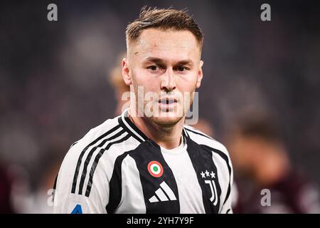 Turin, Italie. 09 novembre 2024. Teun KOOPMEINERS de la Juventus lors du championnat italien Serie A match de football entre la Juventus FC et le Torino FC le 9 novembre 2024 au stade Allianz de Turin, Italie - photo Matthieu Mirville (A Gandolfo)/DPPI crédit : DPPI Media/Alamy Live News Banque D'Images