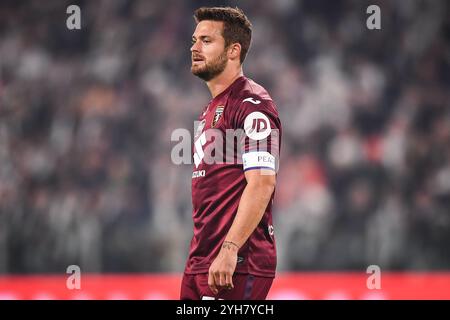 Turin, Italie. 09 novembre 2024. Karol LINETTY de Turin lors du championnat italien Serie A match de football entre la Juventus FC et le Torino FC le 9 novembre 2024 au stade Allianz de Turin, Italie - photo Matthieu Mirville (A Gandolfo)/DPPI crédit : DPPI Media/Alamy Live News Banque D'Images