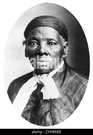 Une grande photographie à l'albumen d'Harriet Tubman (vers 86), créée en 1908 par Tabby Studios à Auburn, NYC. Photographe non identifié. Banque D'Images