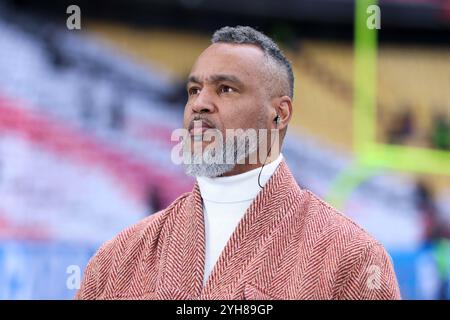 Munich, Allemagne. 10 novembre 2024. NFL Munich Game New York Giants - Carolina Panthers AM 10.11.2024 in der Allianz Arena in Muenchen Patrick Esume Foto : Revierfoto crédit : ddp media GmbH/Alamy Live News crédit : ddp media GmbH/Alamy Live News Banque D'Images