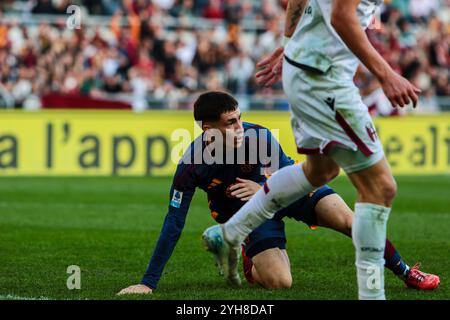 Matias Soule de L'AS Roma lors de l'AS Roma vs Bologna FC, match de football italien Serie A à Rome, Italie, le 10 novembre 2024 Banque D'Images