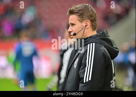 GER, Bayern, Augsburg, Fussball, FC Augsburg - TSG Hoffenheim, in der WWK Arena, Augsburg, 10. Spieltag, 10.11.24, v.l. la réglementation Felix Brych DFL/DFB interdit toute utilisation de photographies comme séquences d'images et/ou quasi-vidéo, Banque D'Images