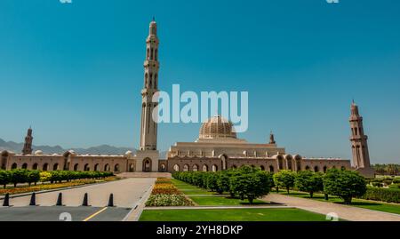 Le Sultan Qaboos Grand Mosque in Muscat, Oman Banque D'Images